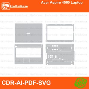 Acer Aspire 4560 Laptop File thiết kế Skin, Template Vector chuẩn cắt decal | KhoThiếtKế.vn