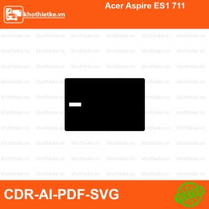Acer Aspire ES1 711 File thiết kế Skin, Template Vector chuẩn cắt decal | KhoThiếtKế.vn