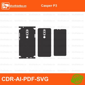 Casper P3 File thiết kế Skin, Template Vector chuẩn cắt decal | KhoThiếtKế.vn