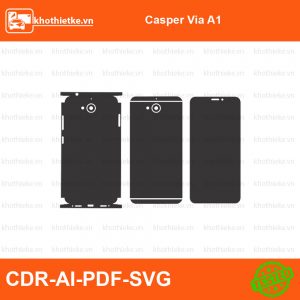Casper Via A1 File thiết kế Skin, Template Vector chuẩn cắt decal | KhoThiếtKế.vn