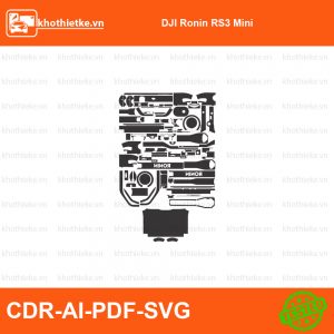 DJI Ronin RS3 Mini File thiết kế Skin máy ảnh & Lens, Template Vector chuẩn cắt decal | KhoThiếtKế.vn