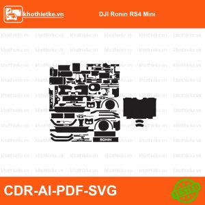 DJI Ronin RS4 Mini File thiết kế Skin máy ảnh & Lens, Template Vector chuẩn cắt decal | KhoThiếtKế.vn