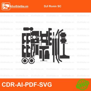 DJI Ronin SC File thiết kế Skin máy ảnh & Lens, Template Vector chuẩn cắt decal | KhoThiếtKế.vn