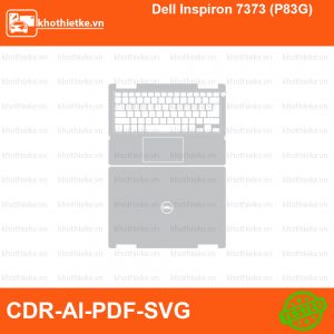 Dell Inspiron 7373 (P83G) File thiết kế Skin, Template Vector chuẩn cắt decal | KhoThiếtKế.vn