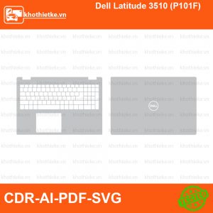 Dell Latitude 3510 (P101F) File thiết kế Skin, Template Vector chuẩn cắt decal | KhoThiếtKế.vn