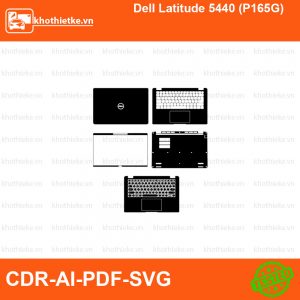 Dell Latitude 5440 (P165G) File thiết kế Skin, Template Vector chuẩn cắt decal | KhoThiếtKế.vn