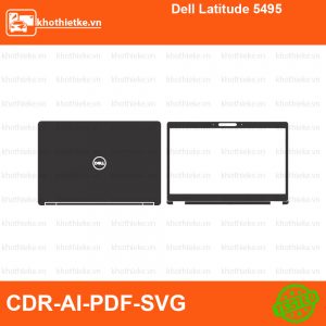 Dell Latitude 5495 File thiết kế Skin, Template Vector chuẩn cắt decal | KhoThiếtKế.vn