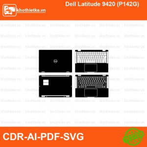 Dell Latitude 9420 (P142G) File thiết kế Skin, Template Vector chuẩn cắt decal | KhoThiếtKế.vn