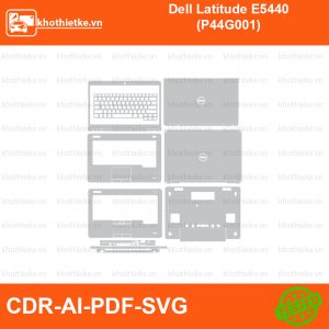 Dell Latitude E5440 (P44G001) File thiết kế Skin, Template Vector chuẩn cắt decal | KhoThiếtKế.vn