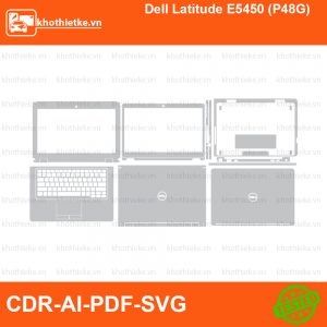 Dell Latitude E5450 (P48G) File thiết kế Skin, Template Vector chuẩn cắt decal | KhoThiếtKế.vn