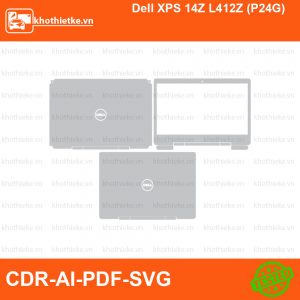 Dell XPS 14Z L412Z (P24G) File thiết kế Skin, Template Vector chuẩn cắt decal | KhoThiếtKế.vn