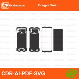 Doogee Smini File thiết kế Skin, Template Vector chuẩn cắt decal | KhoThiếtKế.vn