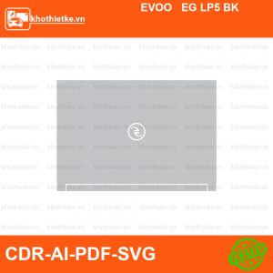 EVOO EG LP5 BK File thiết kế Skin, Template Vector chuẩn cắt decal | KhoThiếtKế.vn