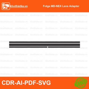 Fotga MD-NEX Lens Adapter File thiết kế Skin máy ảnh & Lens, Template Vector chuẩn cắt decal | KhoThiếtKế.vn