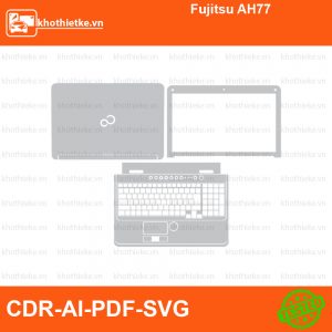 Fujitsu AH77 File thiết kế Skin, Template Vector chuẩn cắt decal | KhoThiếtKế.vn