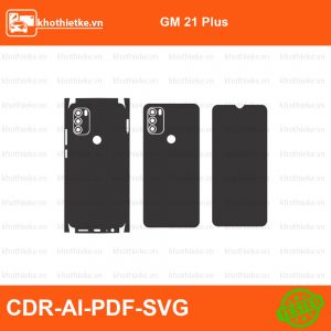 GM 21 Plus File thiết kế Skin, Template Vector chuẩn cắt decal | KhoThiếtKế.vn