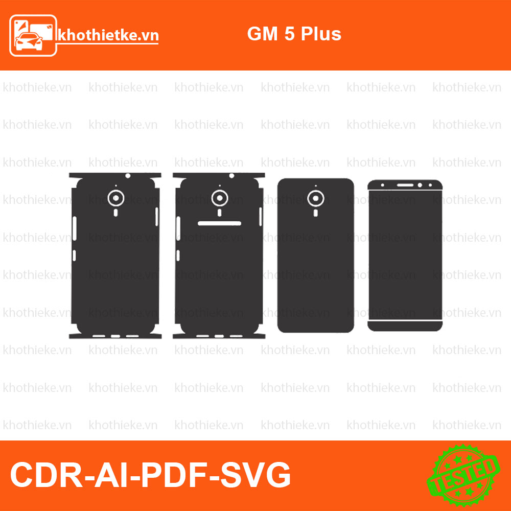 GM 5 Plus File thiết kế Skin, Template Vector chuẩn cắt decal | KhoThiếtKế.vn