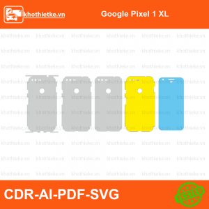 Google Pixel 1 XL File thiết kế Skin, Template Vector chuẩn cắt decal | KhoThiếtKế.vn