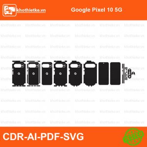 Google Pixel 10 5G File thiết kế Skin, Template Vector chuẩn cắt decal | KhoThiếtKế.vn