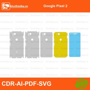 Google Pixel 2 File thiết kế Skin, Template Vector chuẩn cắt decal | KhoThiếtKế.vn