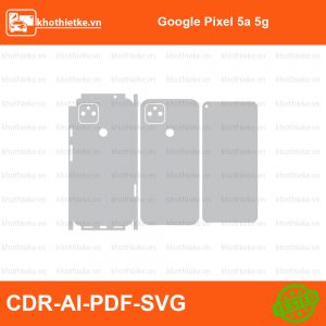 Google Pixel 5a 5g File thiết kế Skin, Template Vector chuẩn cắt decal | KhoThiếtKế.vn