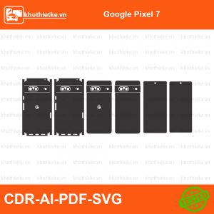 Google Pixel 7 File thiết kế Skin, Template Vector chuẩn cắt decal | KhoThiếtKế.vn