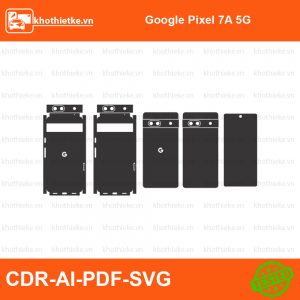 Google Pixel 7A 5G File thiết kế Skin, Template Vector chuẩn cắt decal | KhoThiếtKế.vn
