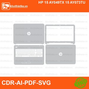 HP 15 AY049TX 15 AY073TU File thiết kế Skin, Template Vector chuẩn cắt decal | KhoThiếtKế.vn