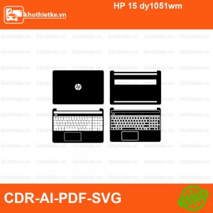 HP 15 dy1051wm File thiết kế Skin, Template Vector chuẩn cắt decal | KhoThiếtKế.vn