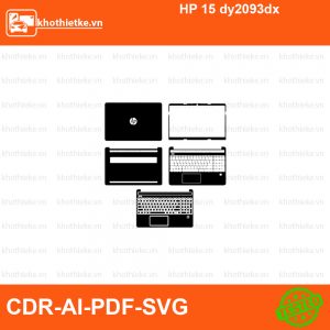 HP 15 dy2093dx File thiết kế Skin, Template Vector chuẩn cắt decal | KhoThiếtKế.vn