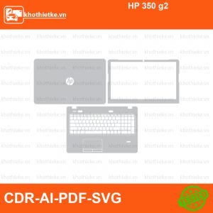 HP 350 g2 File thiết kế Skin, Template Vector chuẩn cắt decal | KhoThiếtKế.vn