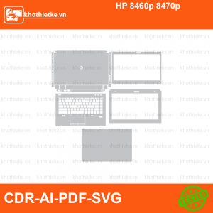 HP 8460p 8470p File thiết kế Skin, Template Vector chuẩn cắt decal | KhoThiếtKế.vn