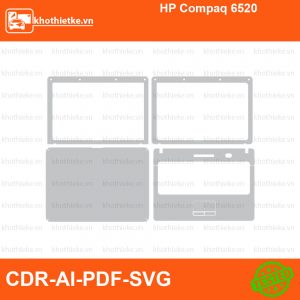 HP Compaq 6520 File thiết kế Skin, Template Vector chuẩn cắt decal | KhoThiếtKế.vn