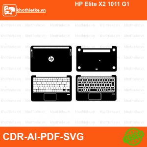 HP Elite X2 1011 G1 File thiết kế Skin, Template Vector chuẩn cắt decal | KhoThiếtKế.vn