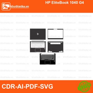HP EliteBook 1040 G4 File thiết kế Skin, Template Vector chuẩn cắt decal | KhoThiếtKế.vn