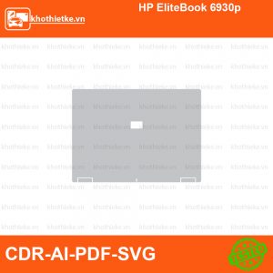 HP EliteBook 6930p File thiết kế Skin, Template Vector chuẩn cắt decal | KhoThiếtKế.vn