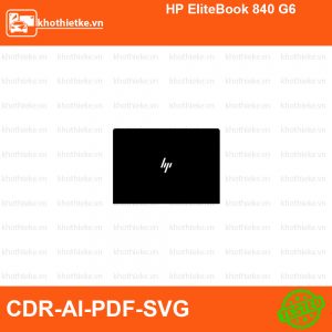 HP EliteBook 840 G6 File thiết kế Skin, Template Vector chuẩn cắt decal | KhoThiếtKế.vn