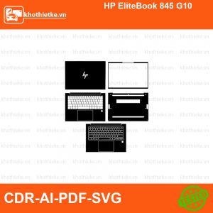 HP EliteBook 845 G10 File thiết kế Skin, Template Vector chuẩn cắt decal | KhoThiếtKế.vn
