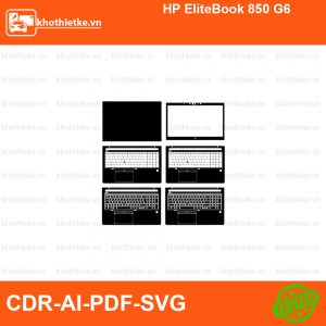 HP EliteBook 850 G6 File thiết kế Skin, Template Vector chuẩn cắt decal | KhoThiếtKế.vn