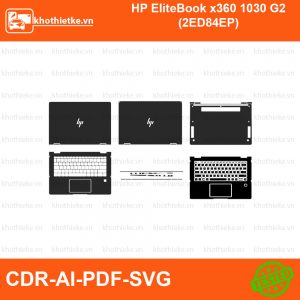HP EliteBook x360 1030 G2 (2ED84EP) File thiết kế Skin, Template Vector chuẩn cắt decal | KhoThiếtKế.vn
