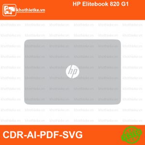 HP Elitebook 820 G1 File thiết kế Skin, Template Vector chuẩn cắt decal | KhoThiếtKế.vn