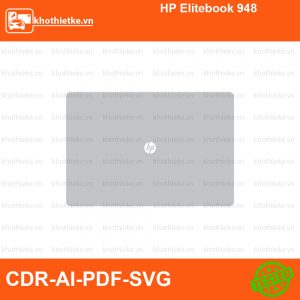 HP Elitebook 948 File thiết kế Skin, Template Vector chuẩn cắt decal | KhoThiếtKế.vn