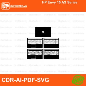 HP Envy 15 AS Series File thiết kế Skin, Template Vector chuẩn cắt decal | KhoThiếtKế.vn
