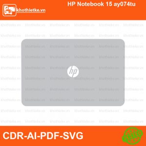 HP Notebook 15 ay074tu File thiết kế Skin, Template Vector chuẩn cắt decal | KhoThiếtKế.vn