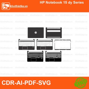 HP Notebook 15 dy Series File thiết kế Skin, Template Vector chuẩn cắt decal | KhoThiếtKế.vn