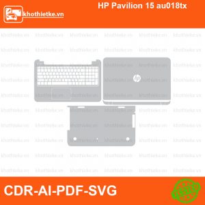 HP Pavilion 15 au018tx File thiết kế Skin, Template Vector chuẩn cắt decal | KhoThiếtKế.vn