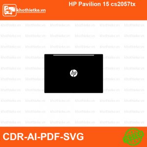 HP Pavilion 15 cs2057tx File thiết kế Skin, Template Vector chuẩn cắt decal | KhoThiếtKế.vn