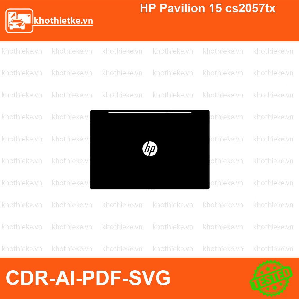 HP Pavilion 15 cs2057tx File thiết kế Skin, Template Vector chuẩn cắt decal | KhoThiếtKế.vn