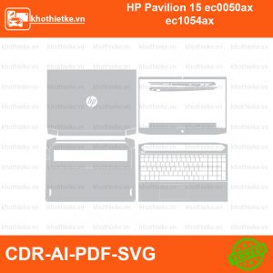 HP Pavilion 15 ec0050ax ec1054ax File thiết kế Skin, Template Vector chuẩn cắt decal | KhoThiếtKế.vn
