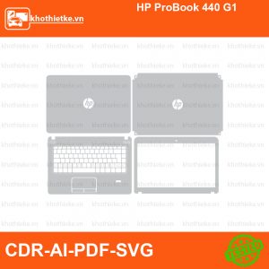 HP ProBook 440 G1 File thiết kế Skin, Template Vector chuẩn cắt decal | KhoThiếtKế.vn